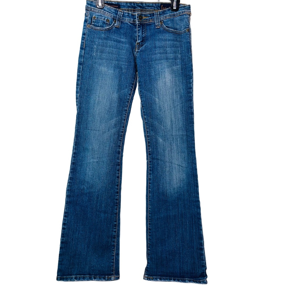 Citizens Of Humanity Blue Flare Wide Leg Jeans